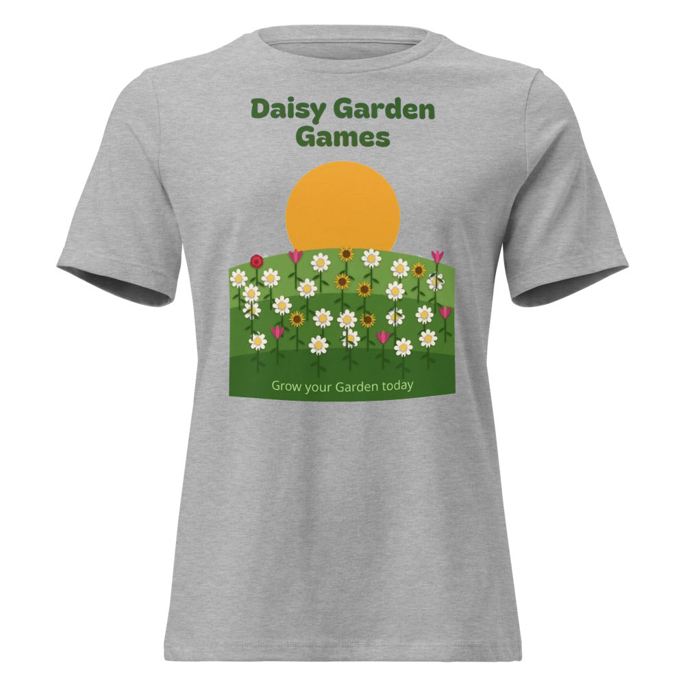 Daisy Garden Games Poster Tee — Women's Relaxed Fit