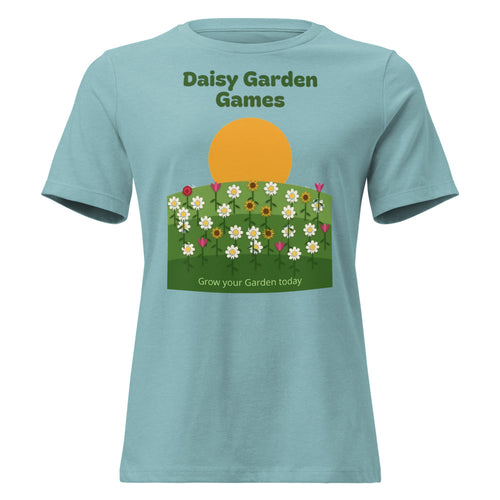 Daisy Garden Games Poster Tee — Women's Relaxed Fit