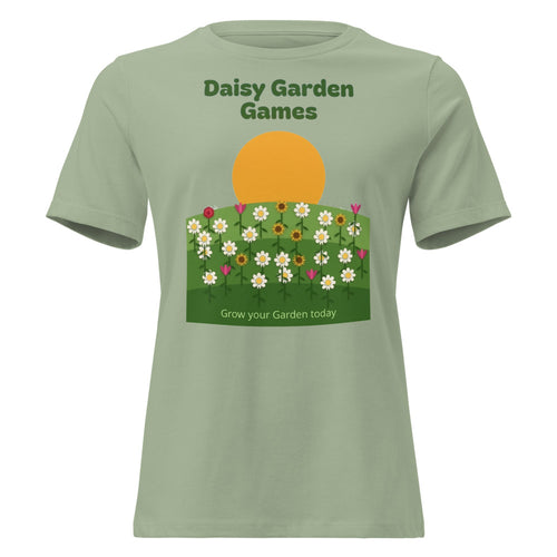 Daisy Garden Games Poster Tee — Women's Relaxed Fit