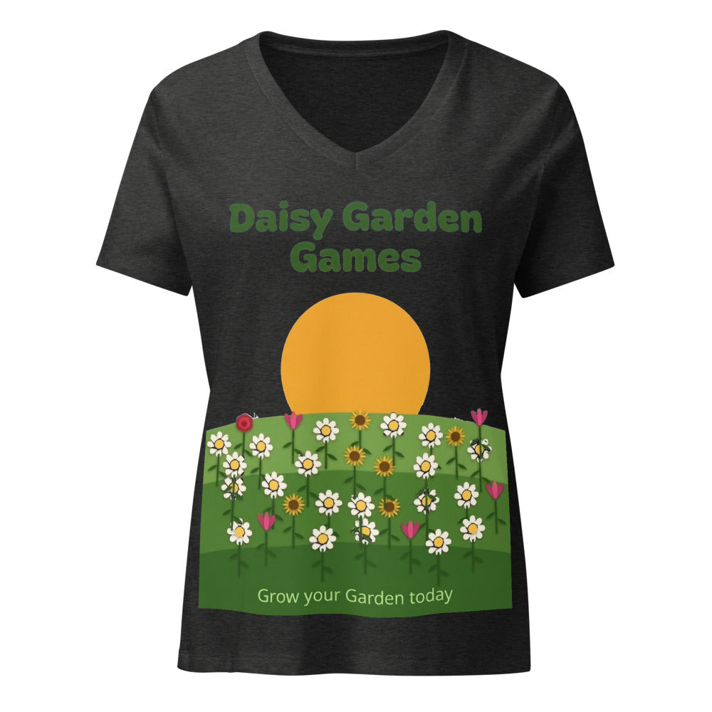 Daisy Garden Games Poster Tee — Women's V-Neck