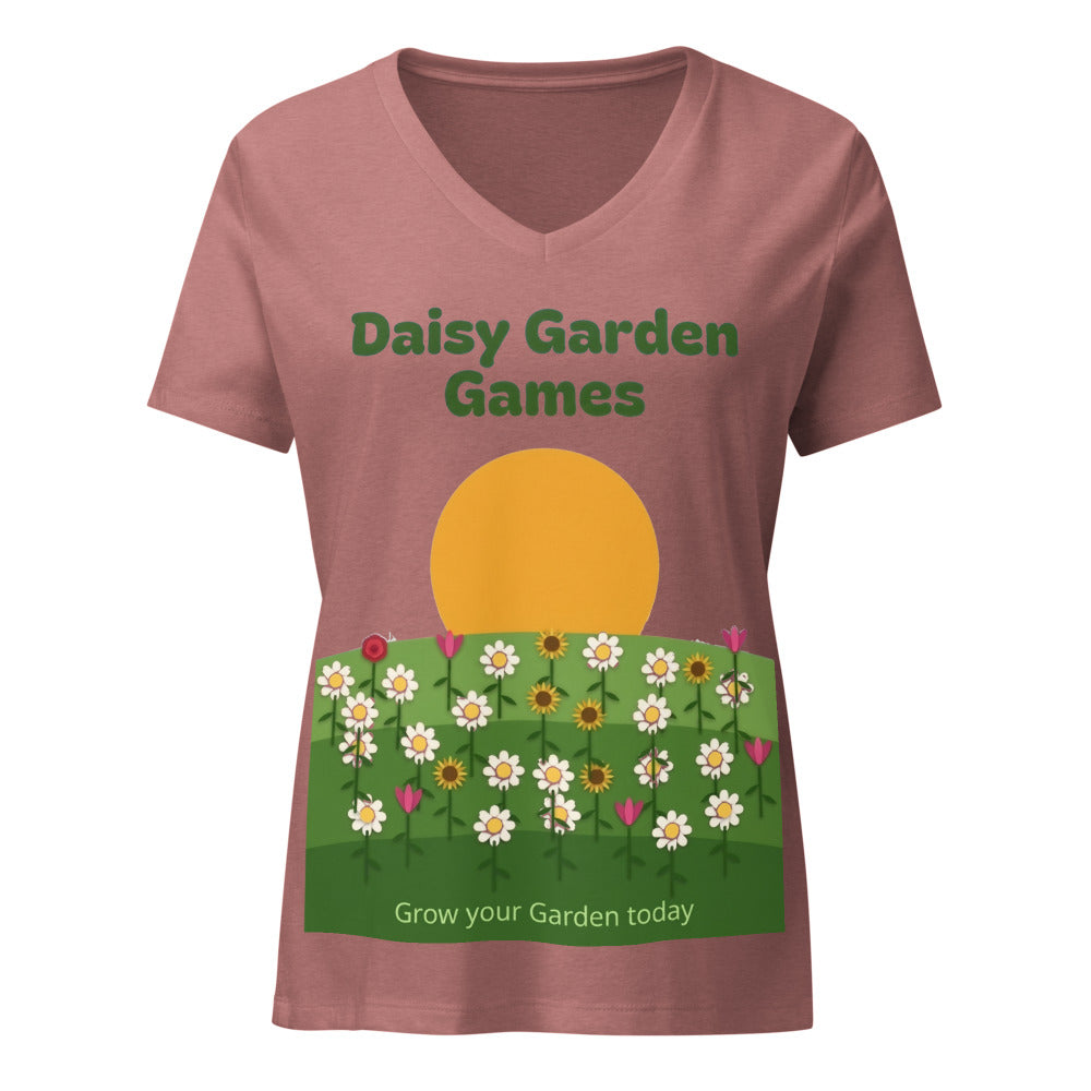 Daisy Garden Games Poster Tee — Women's V-Neck