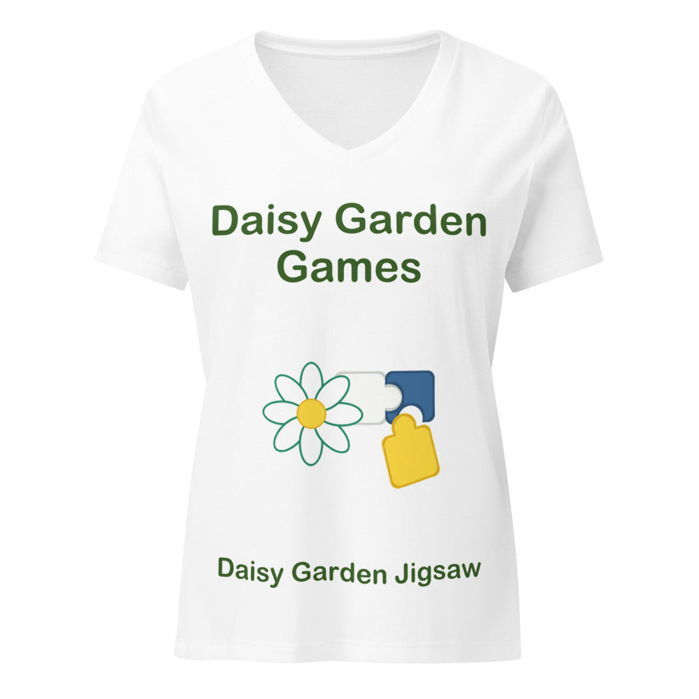Daisy Garden Game Tee — Women's V-Neck